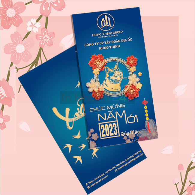 Lì xì tết Quý Mão 2023 mẫu 04 Lì xì tết Quý Mão 2023 mẫu 04