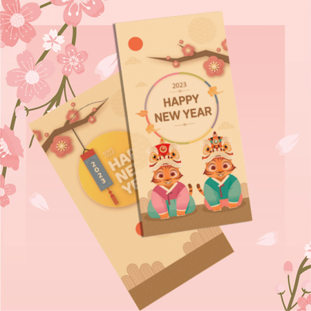 Lì xì tết Quý Mão 2023 mẫu 08