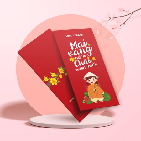 Lì xì tết Quý Mão 2023 mẫu 09