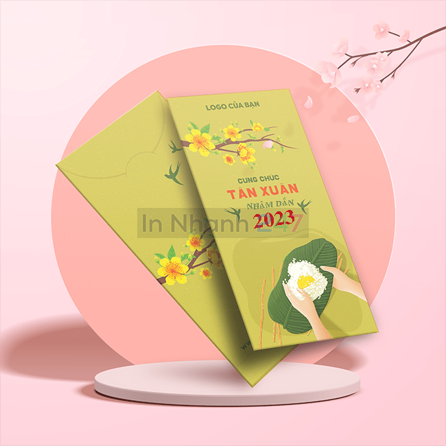 Lì xì tết Quý Mão 2023 mẫu 10 Lì xì tết Quý Mão 2023 mẫu 10