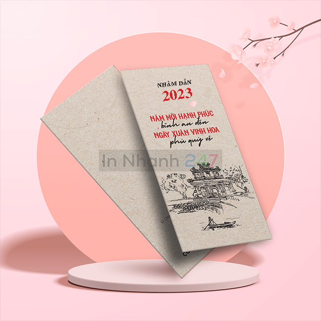 Lì xì tết Quý Mão 2023 mẫu 11 Lì xì tết Quý Mão 2023 mẫu 11