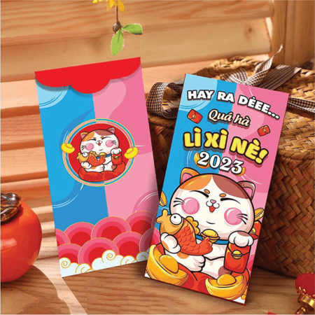 Lì xì tết Quý Mão 2023 mẫu 14