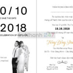 Thiệp cưới ảnh phong cách 2