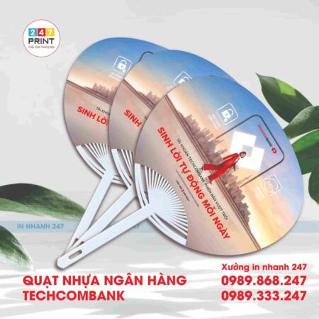 Quạt nhựa Techcombank
