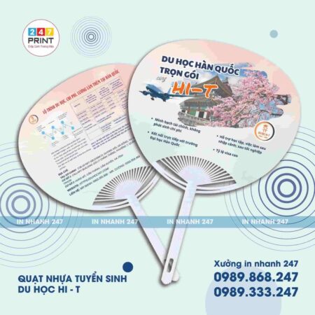 Quạt nhựa du học Hàn Quốc