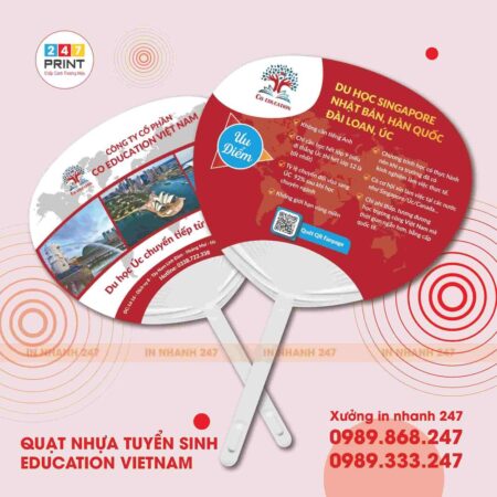 Quạt nhưa du học Co Education
