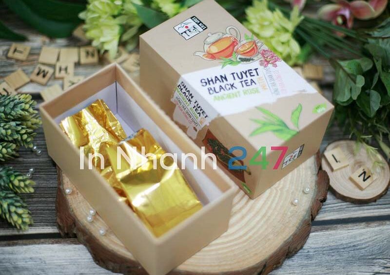 Hộp carton cứng đựng trà