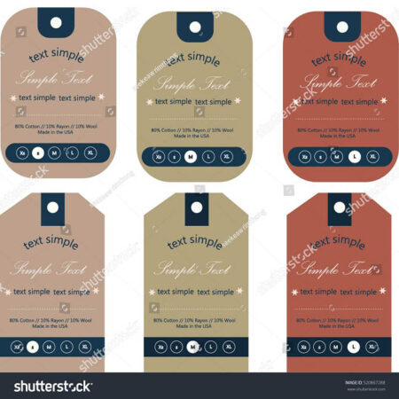 Tag quần áo SS 520867288