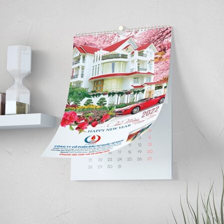Bộ mẫu lịch treo tường quảng bá hình ảnh