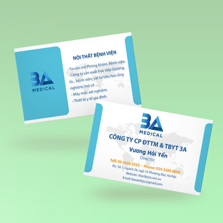 Card visit 3A Medical