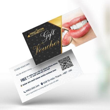 Card visit dạng voucher