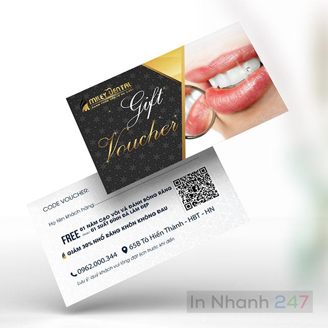 Card visit dạng voucher Card visit dạng voucher