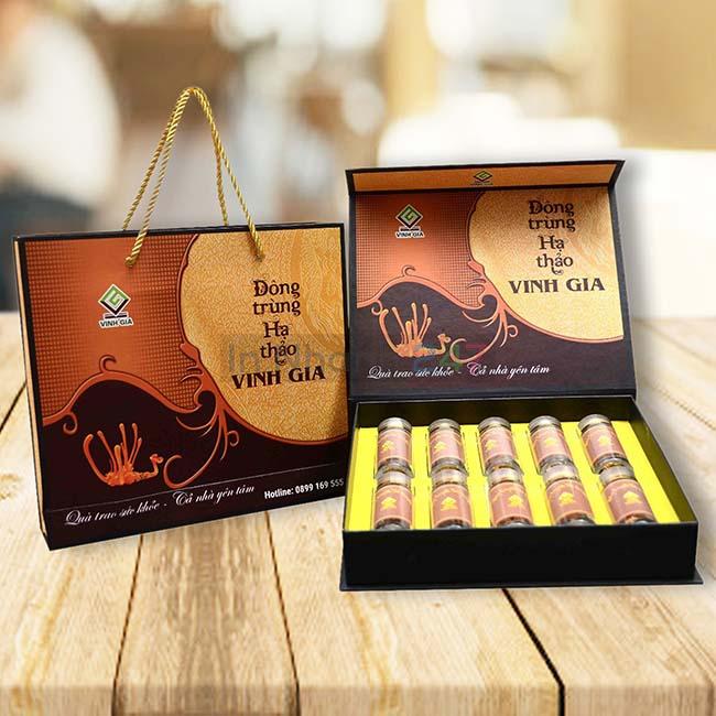 Hộp carton lạnh đông trùng hạ thảo Hộp carton lạnh đông trùng hạ thảo