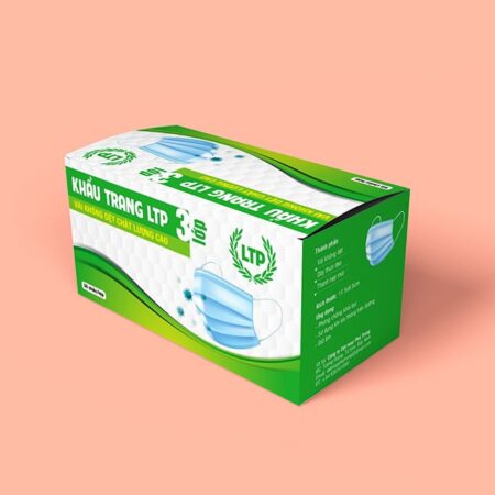 Hộp khẩu trang LTP 3 lớp