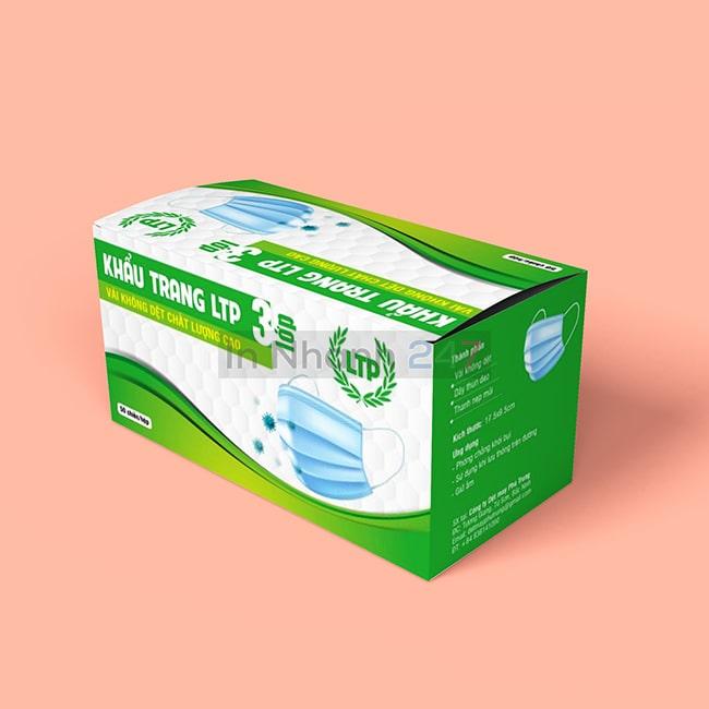 Hộp khẩu trang LTP 3 lớp Hộp khẩu trang LTP 3 lớp