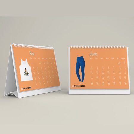 Lịch để bàn chữ A ngang 2022