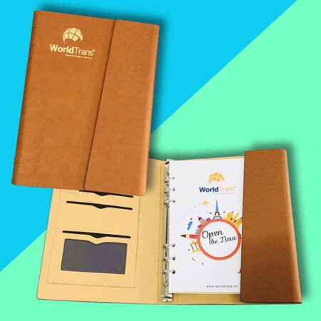 Sổ bìa da World Trans