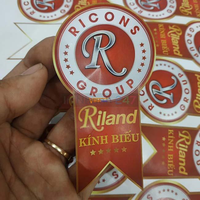 Sticker decal nhựa Ricons Sticker decal nhựa Ricons