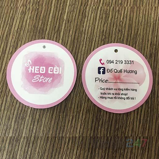 Tag quần áo Heo Còi Tag quần áo Heo Còi