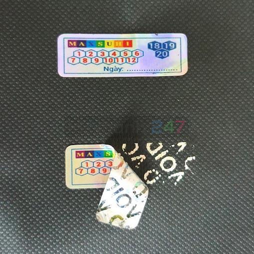 Tem bảo hành vỡ tổ ong Tem bảo hành vỡ tổ ong