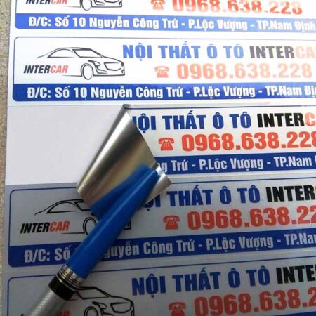 Tem decal bạc nội thất ô tô