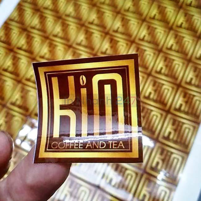 Tem decal giấy cán bóng Tem decal giấy cán bóng