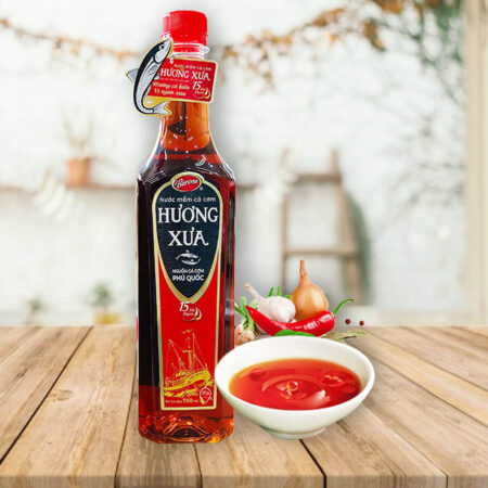 Tem decal giấy nước mắm Hương Xưa