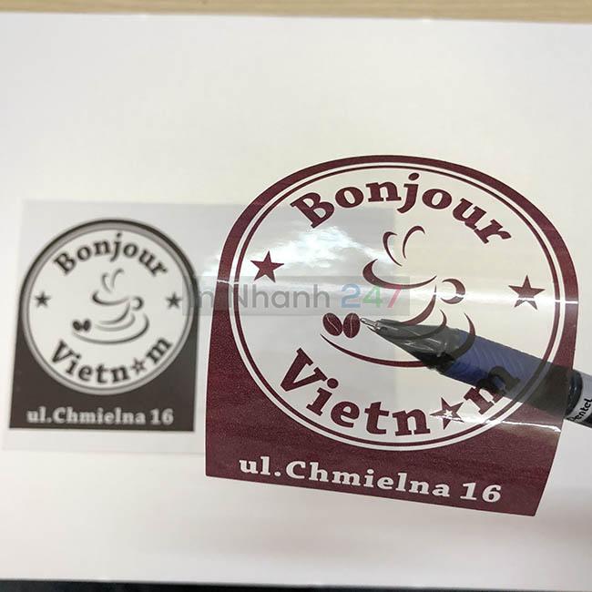 Tem decal trong Tem decal trong