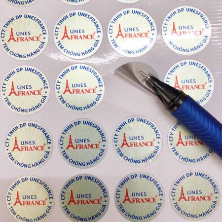 Tem tròn chống hàng giả