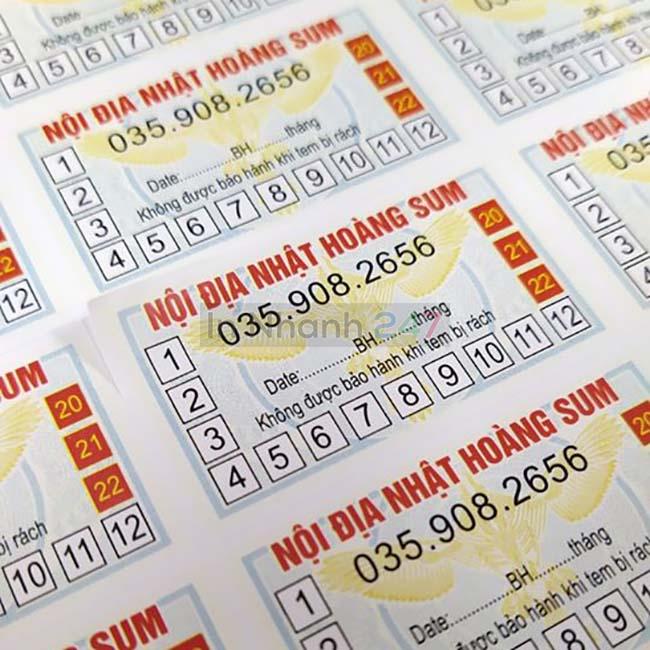 Tem vỡ nội địa nhật Hoàng Sum Tem vỡ nội địa nhật Hoàng Sum