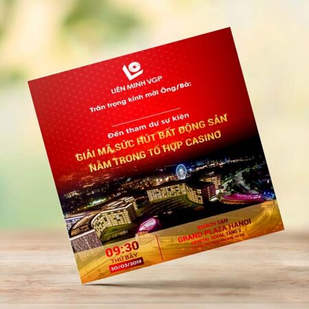 Thiệp mời sự kiện bất động sản