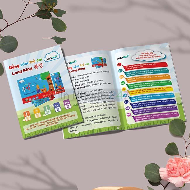 Tờ gấp 2 hồng sâm trẻ em Tờ gấp 2 hồng sâm trẻ em