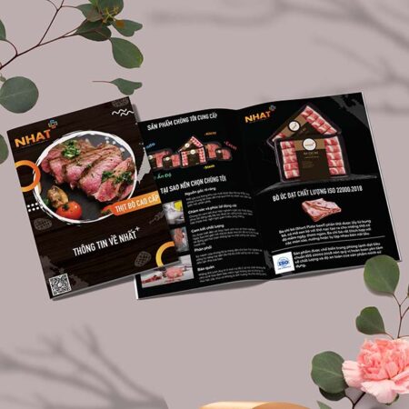 Tờ gấp 2 thịt bò cao cấp