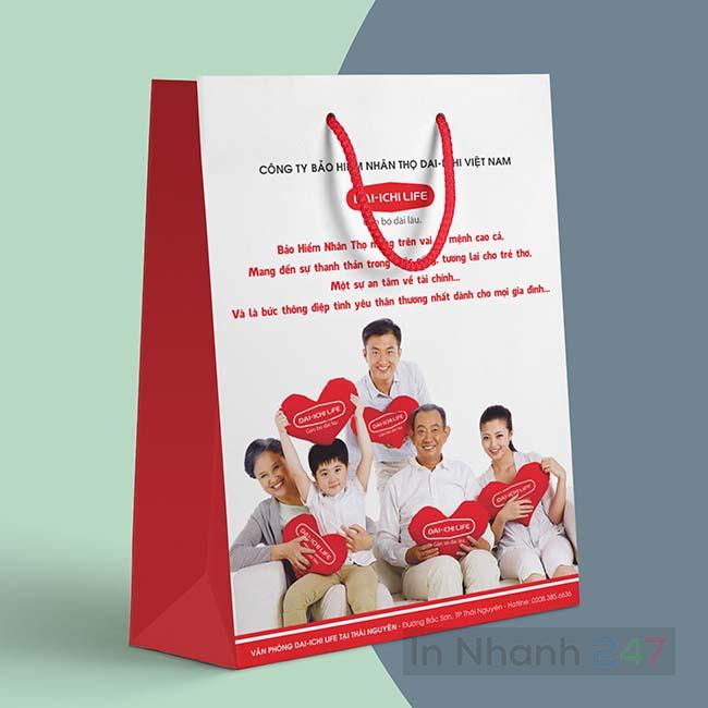 Túi giấy công ty bảo hiểm Túi giấy công ty bảo hiểm