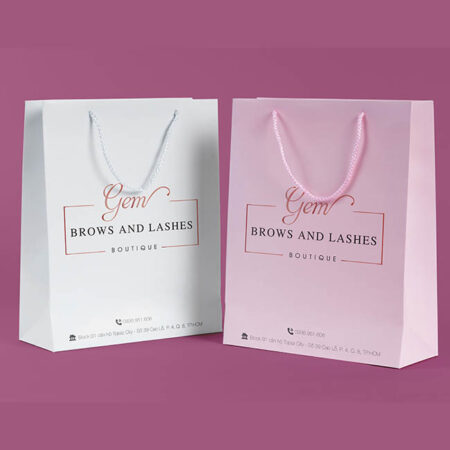 Túi giấy thời trang ngang