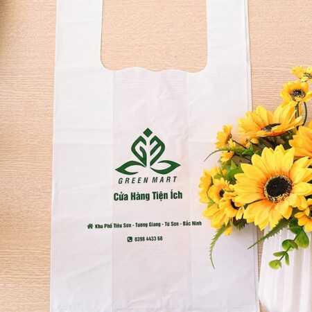 Túi nilon HD mịn siêu thị Green Mart