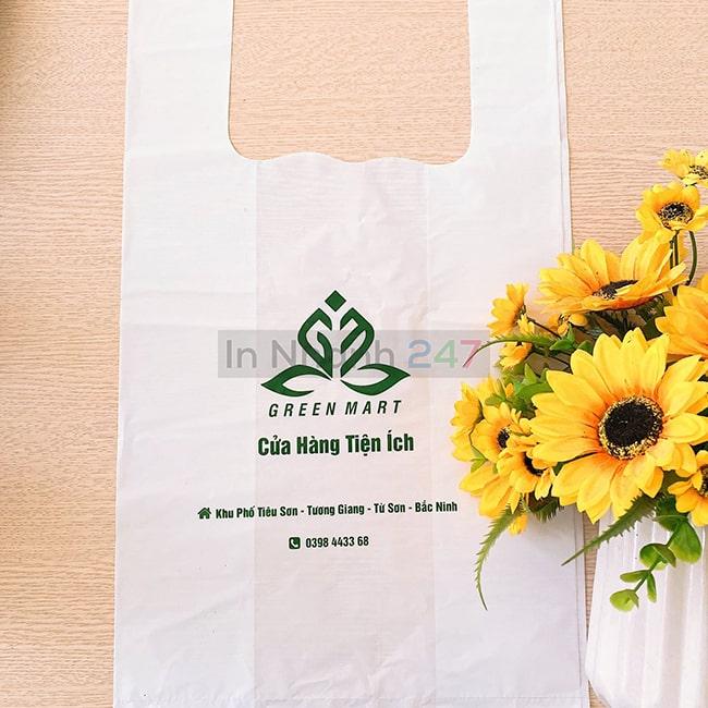 Túi nilon HD mịn siêu thị Green Mart Túi nilon HD mịn siêu thị Green Mart