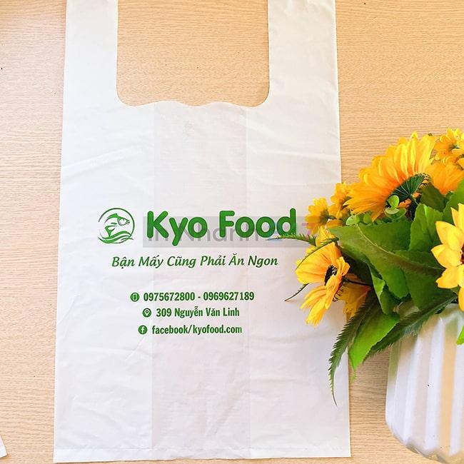 Túi nilon HD mịn siêu thị Kyo Food