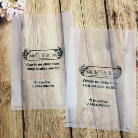 Túi nilon HD mờ mịn đựng mỹ phẩm