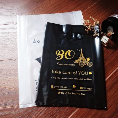 Túi nilon PE bóng đen hàng xách tay