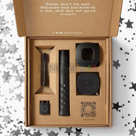 Hộp carton cứng đựng sản phẩm công nghệ