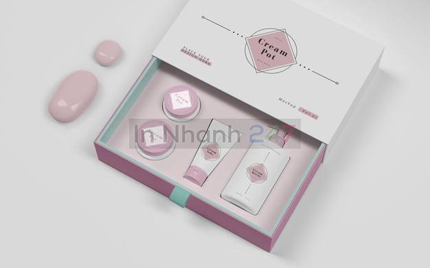 Hộp mỹ phẩm cao cấp được làm từ carton lạnh cứng cáp