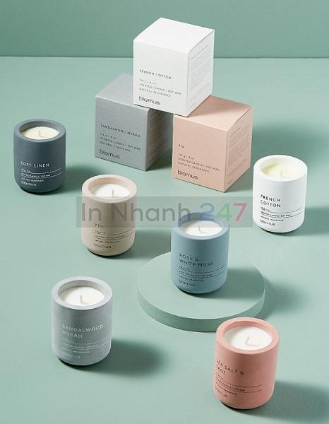 Hộp mỹ phẩm đẹp với màu nhẹ nhàng