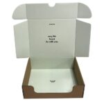 Mẫu hộp giấy carton sóng nắp gài đẹp