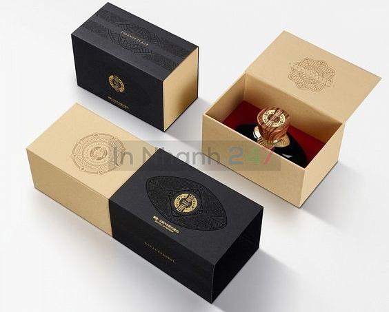 Mẫu hộp giấy cứng sang trọng nâng giá trị thương hiệu sản phẩm