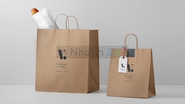 Mẫu túi giấy Kraft
