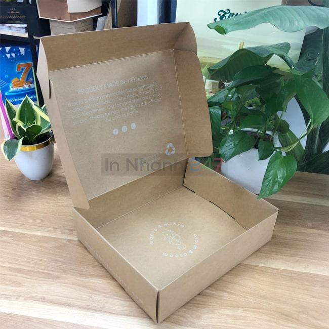 Hộp giấy Kraft macro & micro Hộp giấy Kraft macro & micro