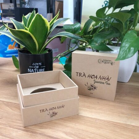 Hộp nắp âm dương Kraft Trà Hoa Nhài