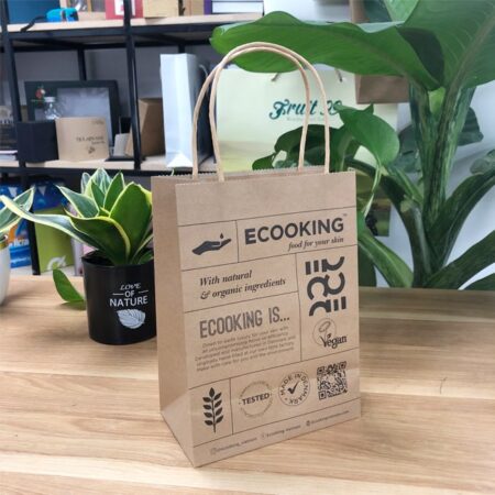 Túi Kraft quai giấy