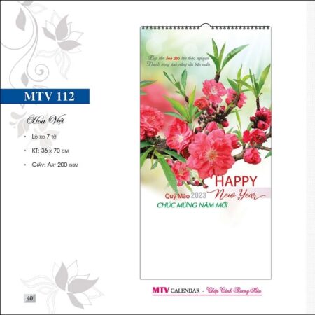 Lịch tết Lịch tết Hoa Việt 2023